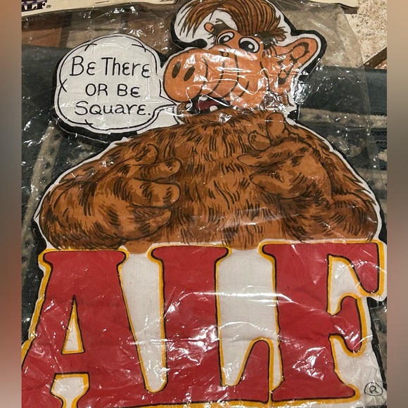 1987 great condition Alf “Be there or be square” unopened brand new in-package - Picture 4 of 4